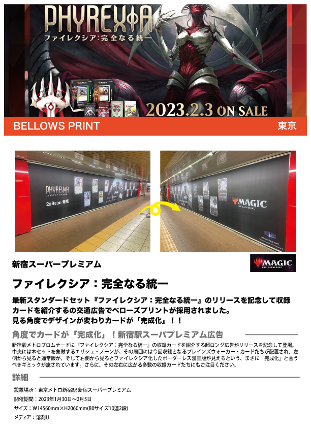 ベローズプリント