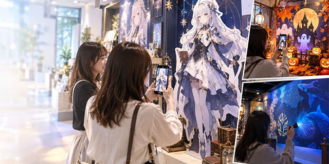 テーマ展示ギミック