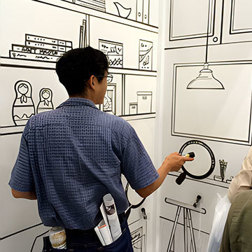 展示会 面白い仕掛け