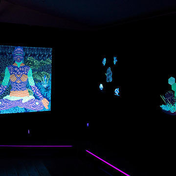 ブラックライトアート