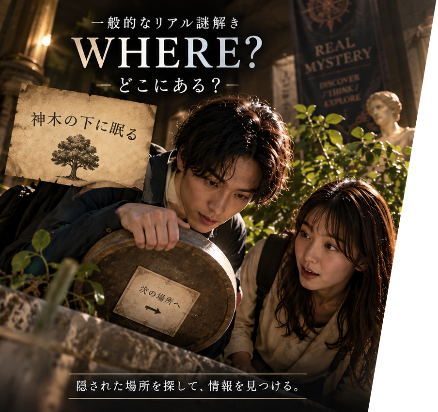 一般的なリアル謎解き WHERE? どこにある？