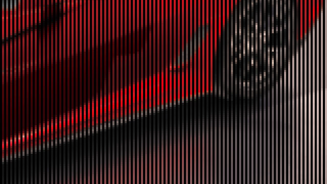 ストライプ状に配置された表のデザインと隠しデザインの補足イメージ